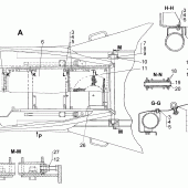 Планка 114-55-117СП для капота трактора Б11 №2