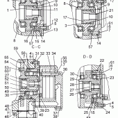 Прокладка 700-40-9538 для гидротрансформатора с редуктором Б11 №3