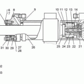 Шток 131-26-113СП для гидравлической системы трактора Б11