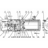 Электронагреватель топлива для электромагнитного клапана на ПЖД-30 11.3741.060