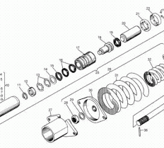 Сальник 35-21-40-01 для механизма натяжения и сдавания Б11 схема