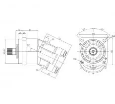 Гидромотор 210.25.13.21Б (310.3.112.00.06) схема