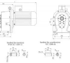 Мотор-редуктор 4МЦ2С-125 схема