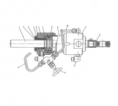 Гидроцилиндр поворота Э20.80.022сб-1 схема
