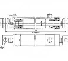 Гидроцилиндр ЦГ-40.20х241.22 схема