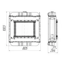 Блок радиаторов 918.1561 схема