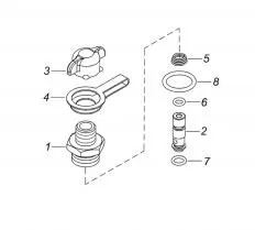 Клапан контрольного вывода М16 (ПААЗ) 13-3515310-10 схема