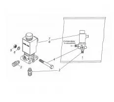 Клапан электромагнитный (шт. разъём) (ZTD) КЭБ 420-01 схема