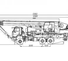 Схема погрузки Автокран КС-55713-5В-1