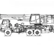 Схема погрузки Автокран КС-55731-4