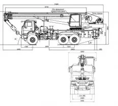 Схема погрузки Автокран КС-55729-5В